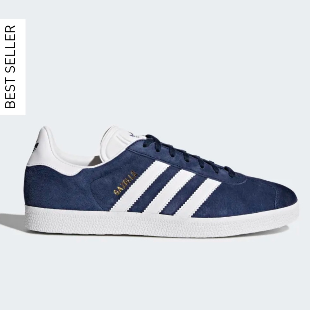 Adidas gazelle sneaker in navy